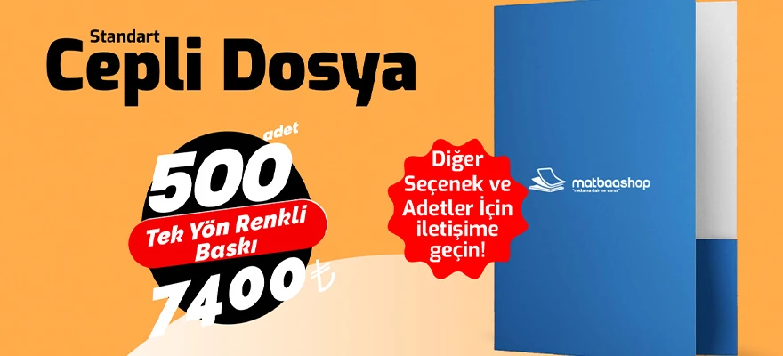 350gr, Mat kuşe, 22x31 cm boyutunda