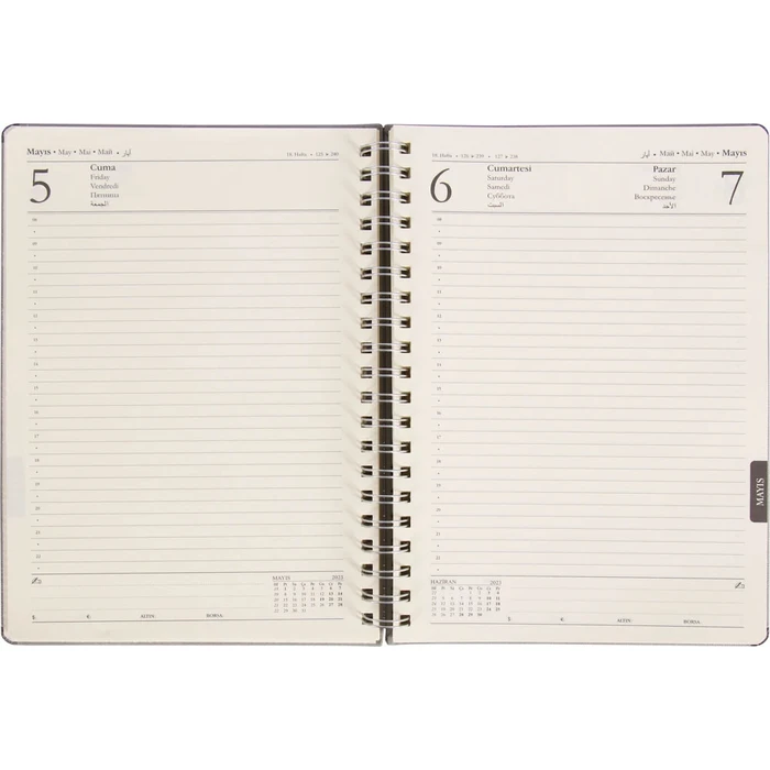 Spiralli Günlük Ajanda