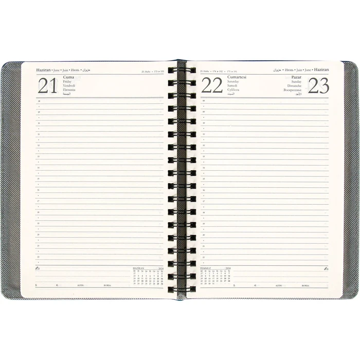 Gizli Spiralli Günlük Ajanda