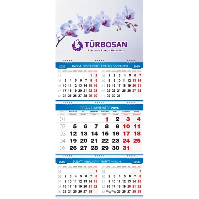 Beş Aylık Gemici Takvim