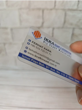 Şeffaf Kartvizit Örnek Çalışmaları