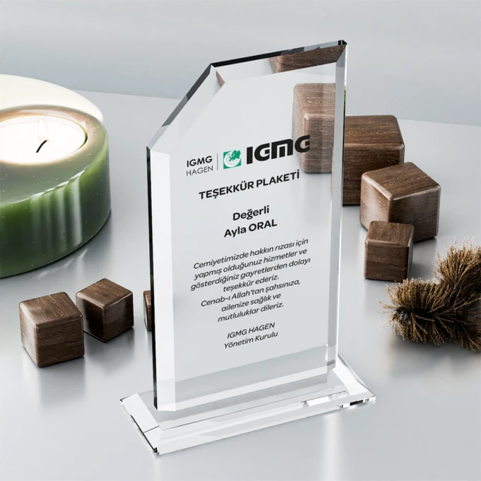 MS-304 Kristal Plaket