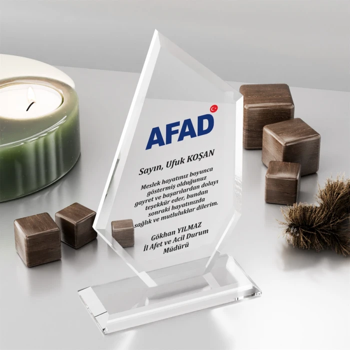 MS-320 Kristal Plaket