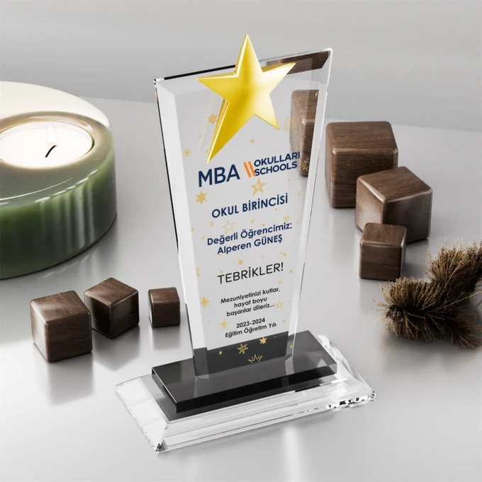 MS-357 Kristal Plaket