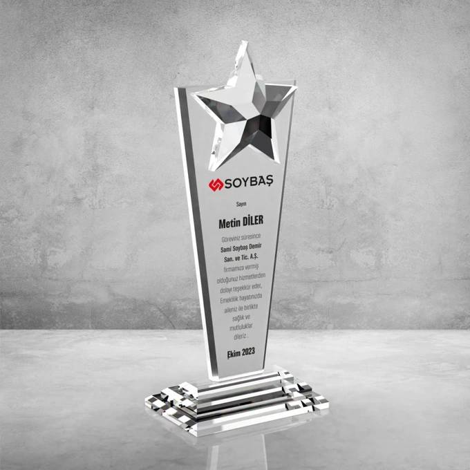 MS-610 Kristal Plaket