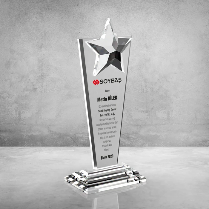 MS-610 Kristal Plaket